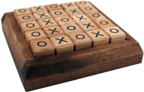 Board game, wooden parlour game - Tic-Tac-Toe