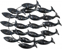 Exotic wall decoration shoal of fish - model 3