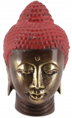 Buddha head, Buddha bust, brass figure 7 cm - model 1