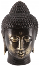 Buddha head, Buddha bust, brass figure 7 cm - model 2