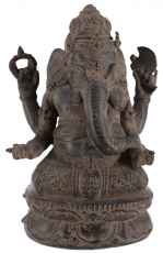 Brass figure Ganesha statue 20 cm - motif 29