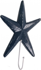 Wall hooks - starfish antique blue 1