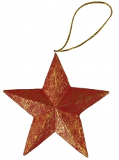Christmas tree star, tree ornament in 2 colors