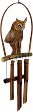 Exotic bamboo sound play - Wind chime `owl