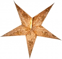 Foldable advent illuminated paper star, poinsettia 60 cm - Antari..