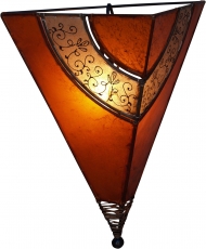 Henna lamp, leather wall lamp/wall lamp - Venus oriental