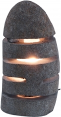 Table lamp/table lamp Rivera, handmade in Bali from natural stone