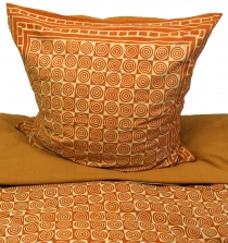 Hand printed cotton block print bed linen - motif 13 (single 135*..