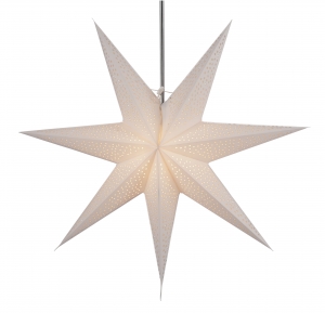 Foldable advent illuminated paper star, Christmas star 60 cm - Nazar
