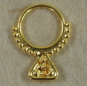 Creole, Septum Ring, Nose Ring, Nose Piercing, Mini Earring, Ear Piercing - Model 18 Ø1,2 cm