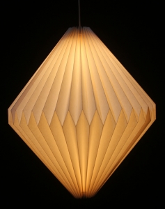 Origami design paper lampshade - model Etna - 36x40x40 cm Ø40 cm